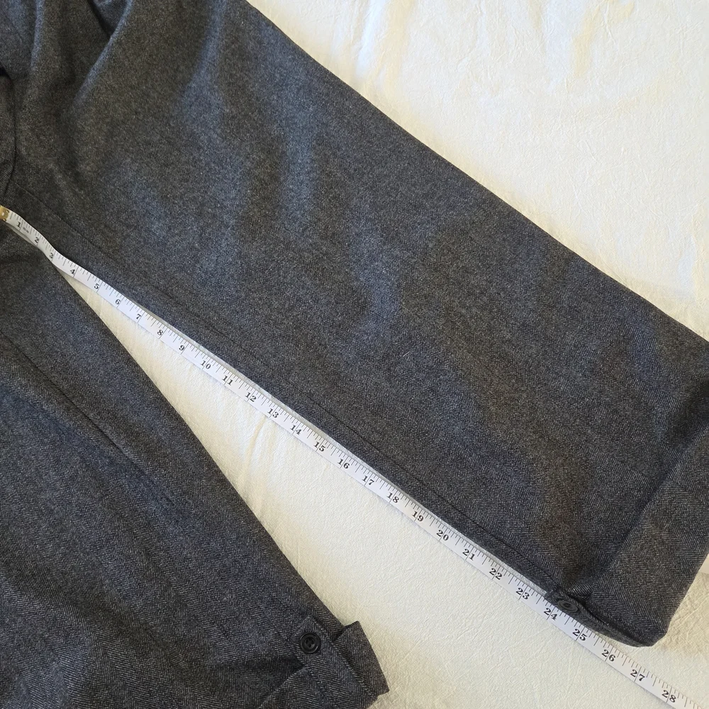 Petite Studio Silas Herringbone Wool Trousers, Charcoal, Medium - Picture 10 of 16
